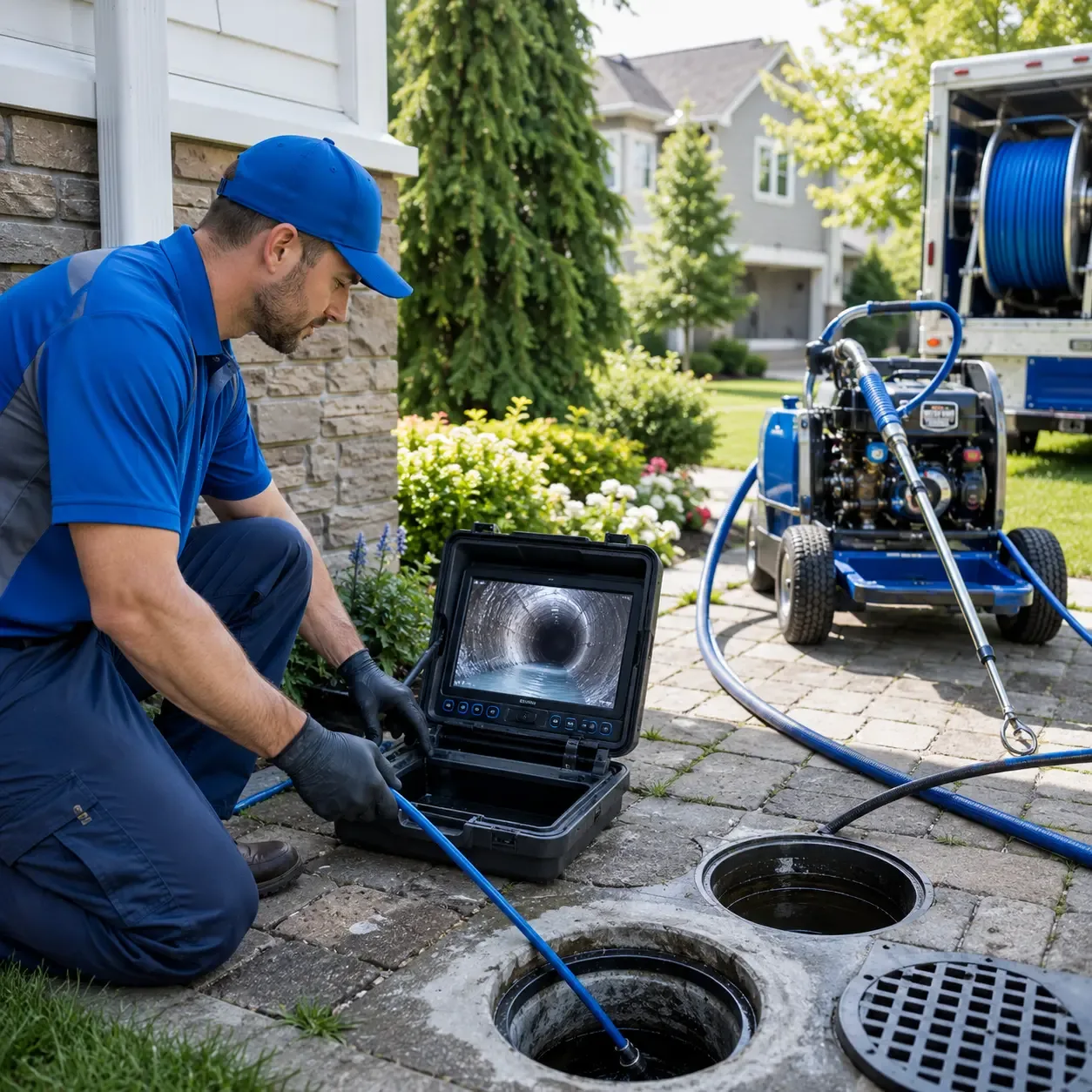 Outdoor drain cleaning professionals serving Van Hornesville, NY